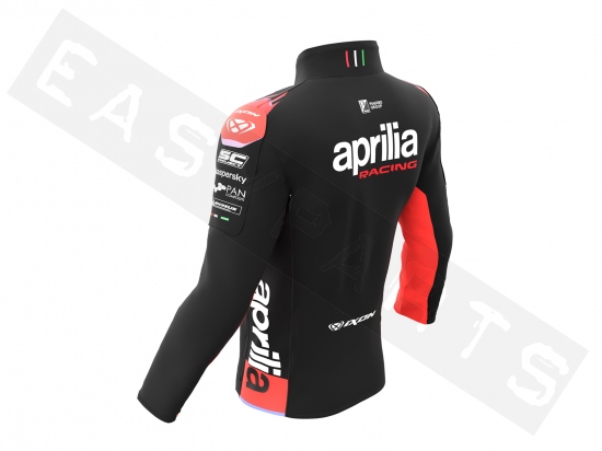 Piaggio Veste Softshell APRILIA Racing Team 2022 noir Homme